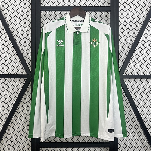 Real Betis 24/25 Long Sleeve Real Betis Home S-XXL
