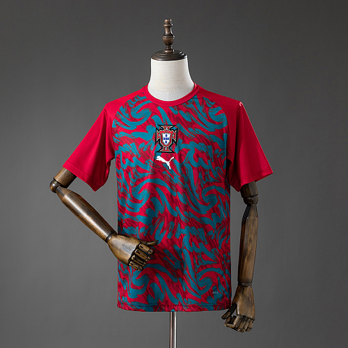 Portugal Portugal 2026 Warmup Jersey - Red S-4XL