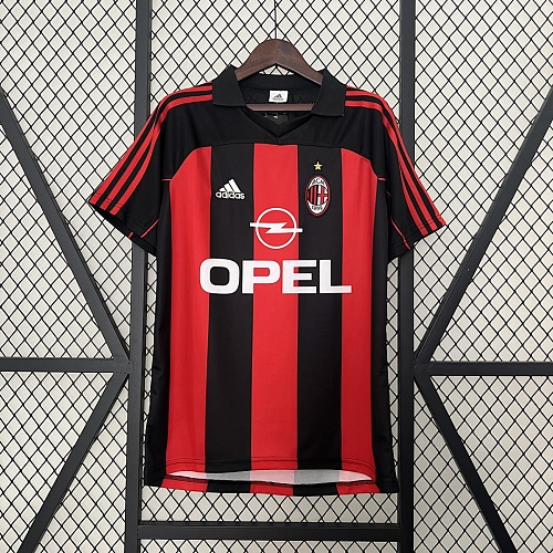 AC Milan Retro AC Milan 00/02 Home S-XXL