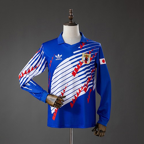 Japan Japan 1993 Home Retro Long Sleeved Jersey S-XXL