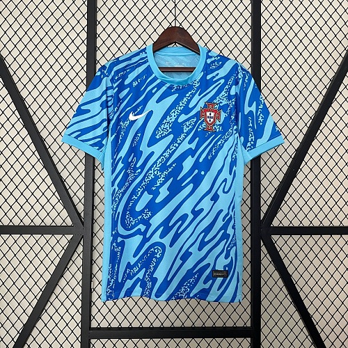 Portugal 2024 Portugal Goalkeeper Blue S-XXL