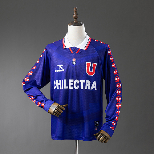 Universidad de Chile Retro Long Sleeve Universidad de Chile1996 Home S-3XL