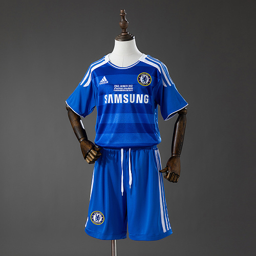 Chelsea Chelsea 11/12 Home (UEFA Champions League) Retro Kids Kit Jersey Size 16-28