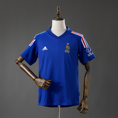 France France 2002 Home Retro Jersey S-XXL