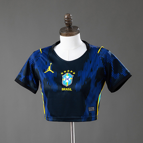 Brazil Brazil 2026 Home Women's Crop Top Style S-XXL
