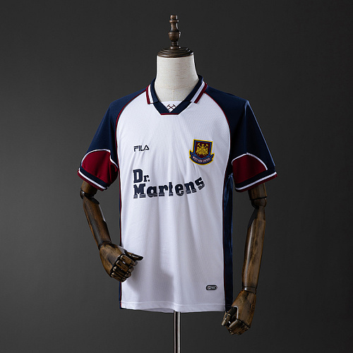 West Ham United West Ham United 99/01 Away Retro Jersey S-XXL