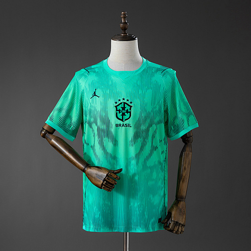 Brazil Brazil 2026 Goalkeeper Jersey - Green S-4XL