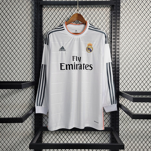 Real Madrid Retro Long Sleeve Real Madrid 13-14 home S-XXL