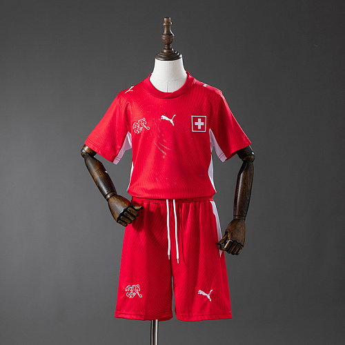 Switzerland Switzerland 2026 Home Kids Kit Jersey Size 16-28