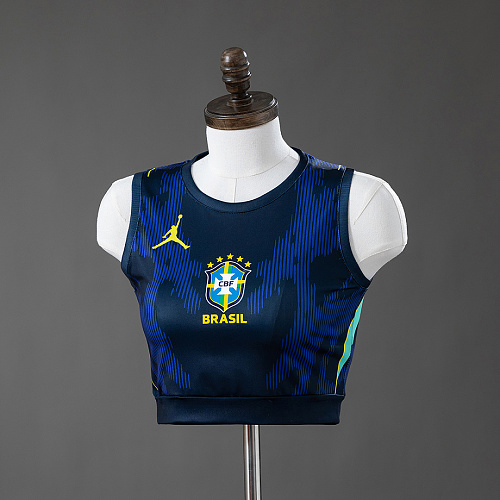 Brazil Brazil 2026 Away Women's Crop Top Style Tank Top S-XXL