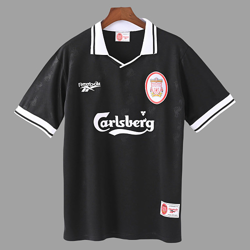 Liverpool 96/97 Liverpool Black Retro Soccer Jersey