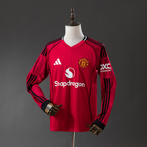 Manchester United 25/26 M-U home long sleeve S-4XL
